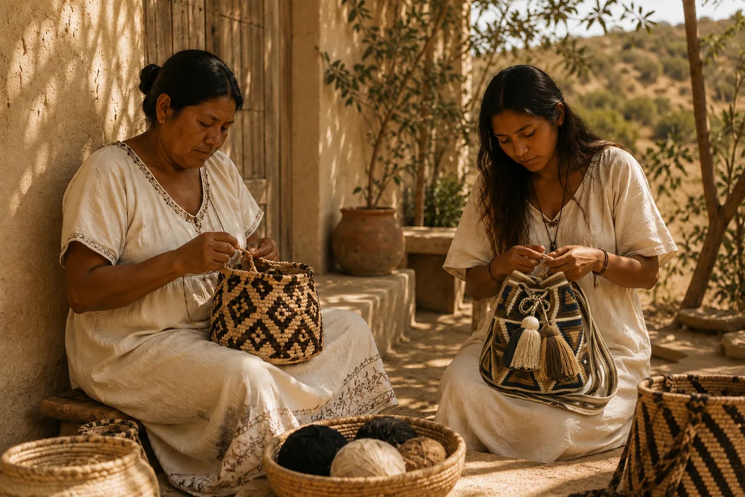 Artisan handcrafting a Sulohe piece